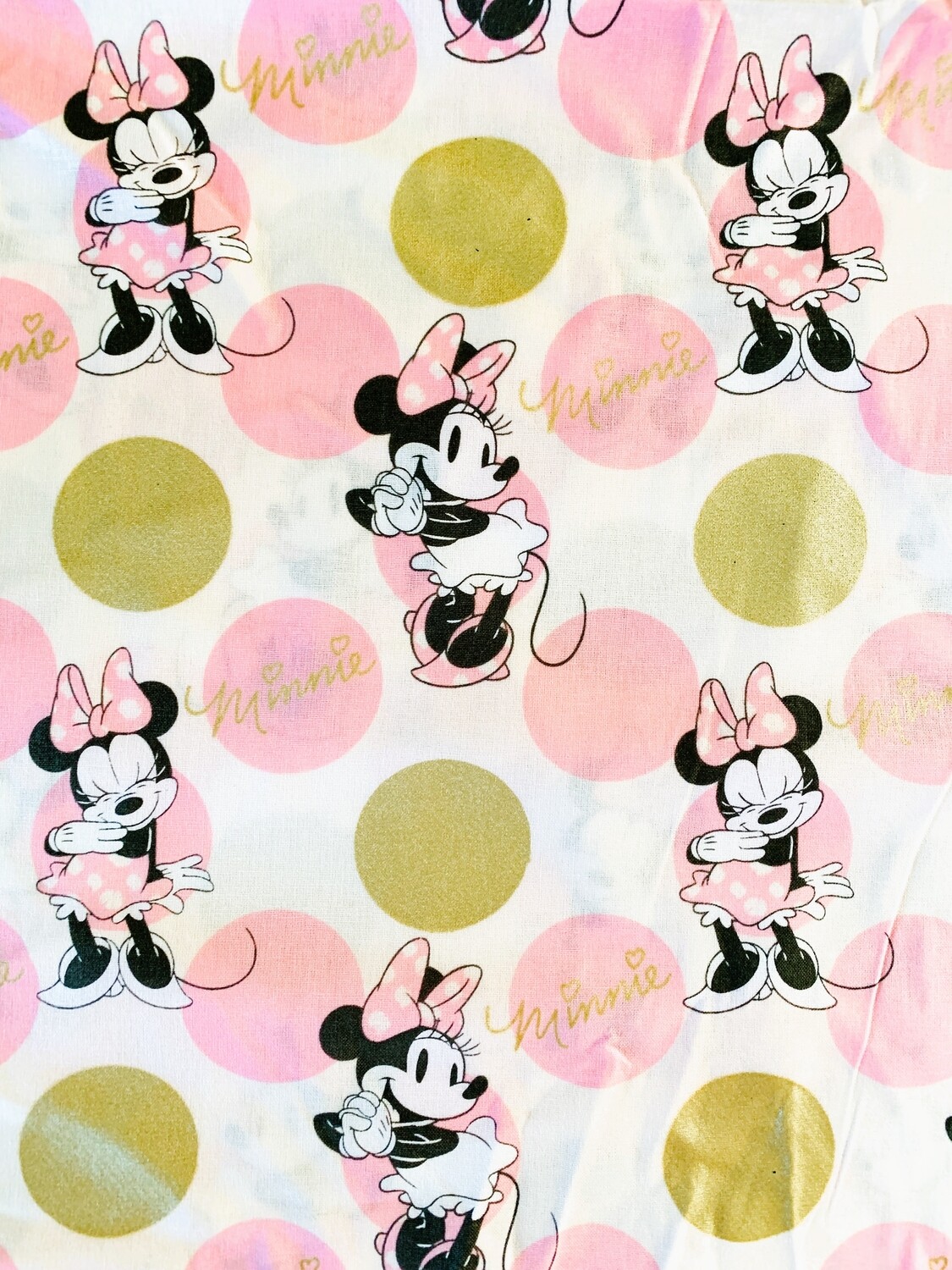 Minnie on Polka | Licensed Quilting Cotton | 112cm wide