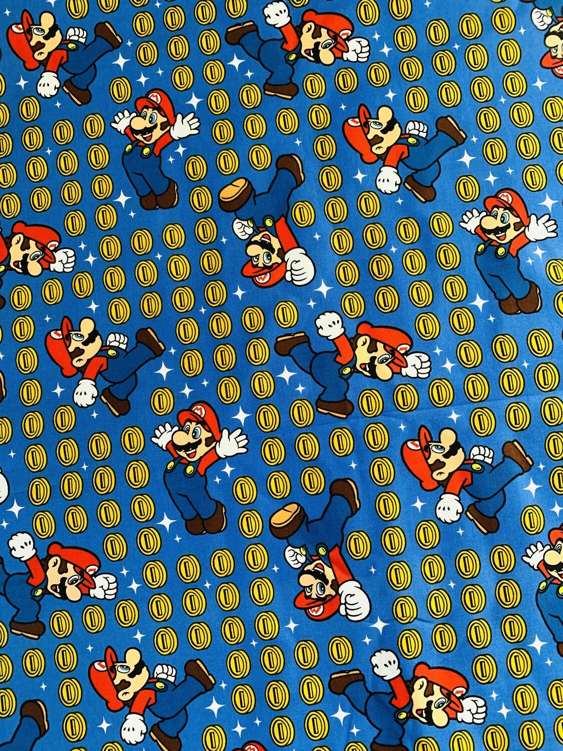Mario & Coin Toss | Licensed Quilting Cotton | 112cm wide