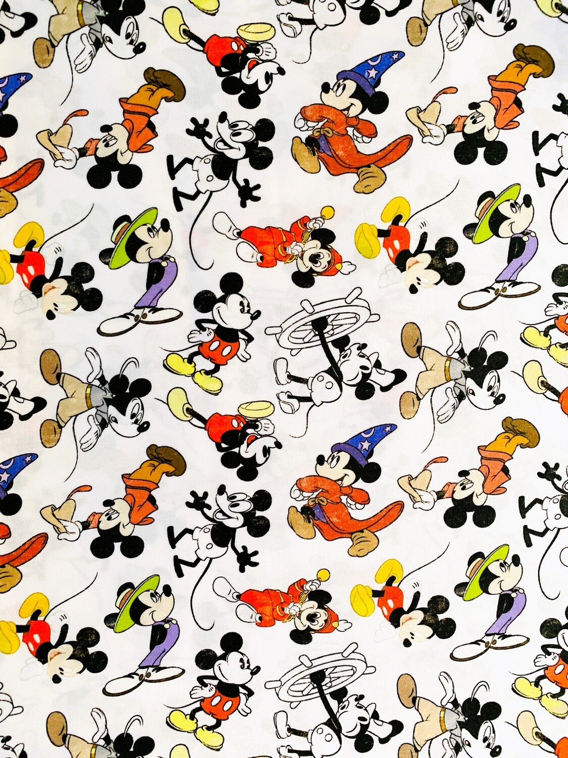 Sorcerer Mickey | Custom Quilting Cotton | 112cm wide - 0.8m Piece