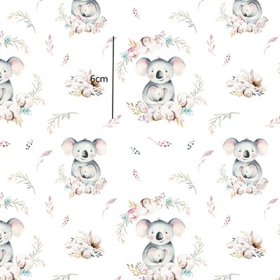 Koala Love | Digital Print Custom Quilting Cotton Woven | 145cm wide