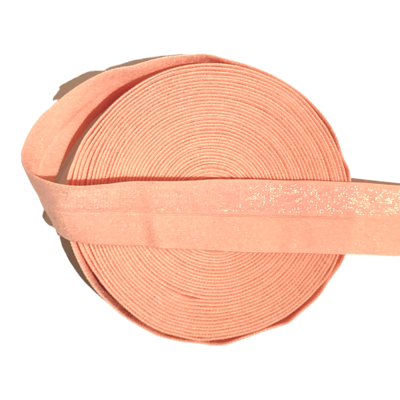 Peach | Fold-over Elastic (FOE) | 20mm Wide - 5 meters