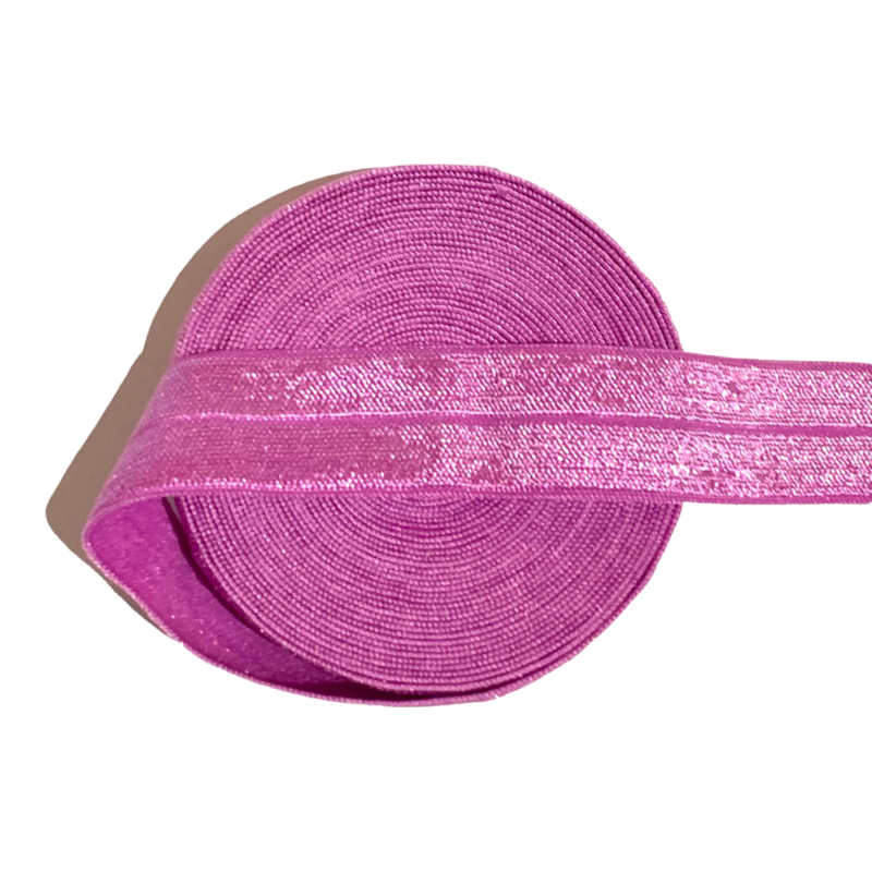 Lilac | Fold-over Elastic (FOE) | 20mm Wide - 5 meters