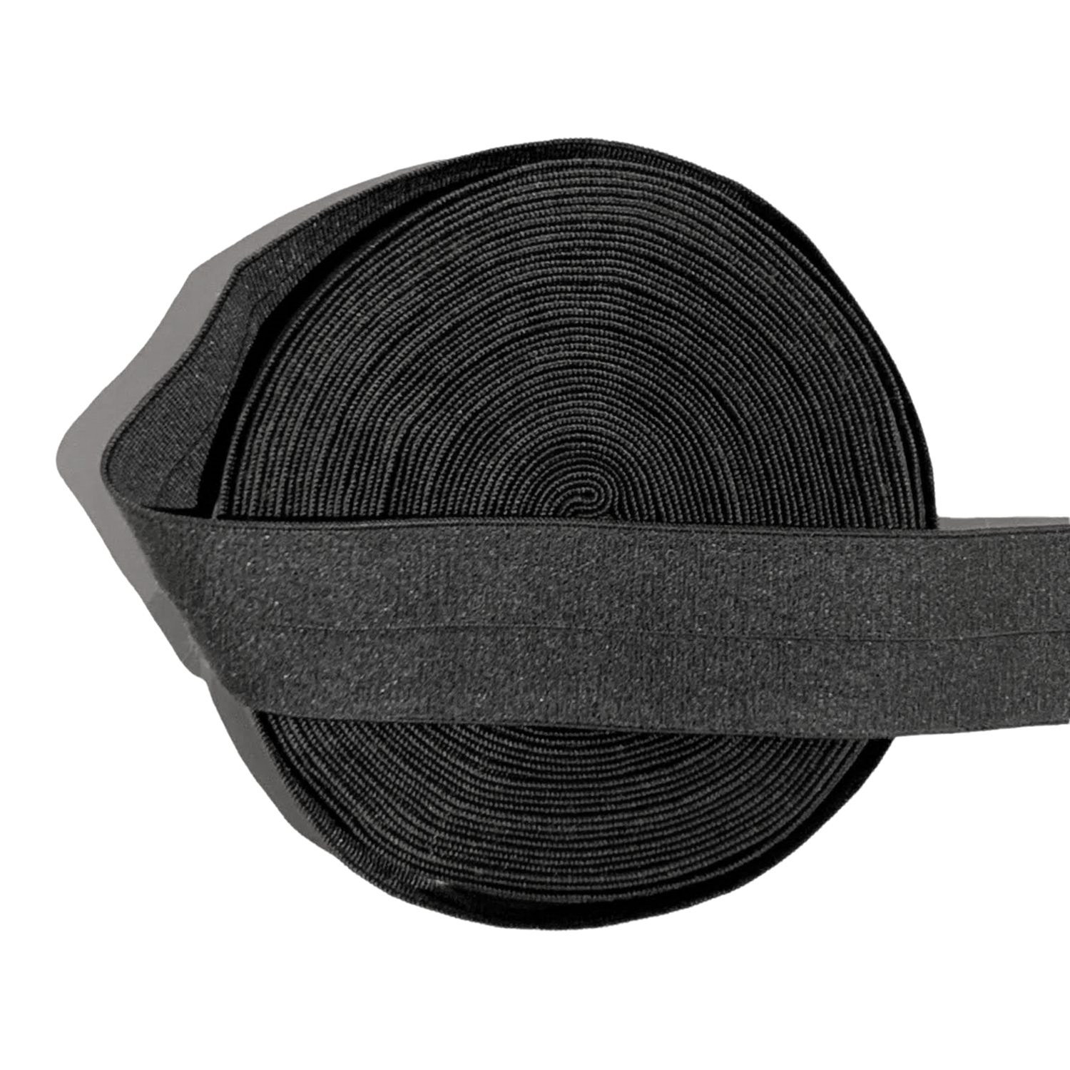 Dark Grey | Fold-over Elastic (FOE) | 20mm Wide - 5 meters