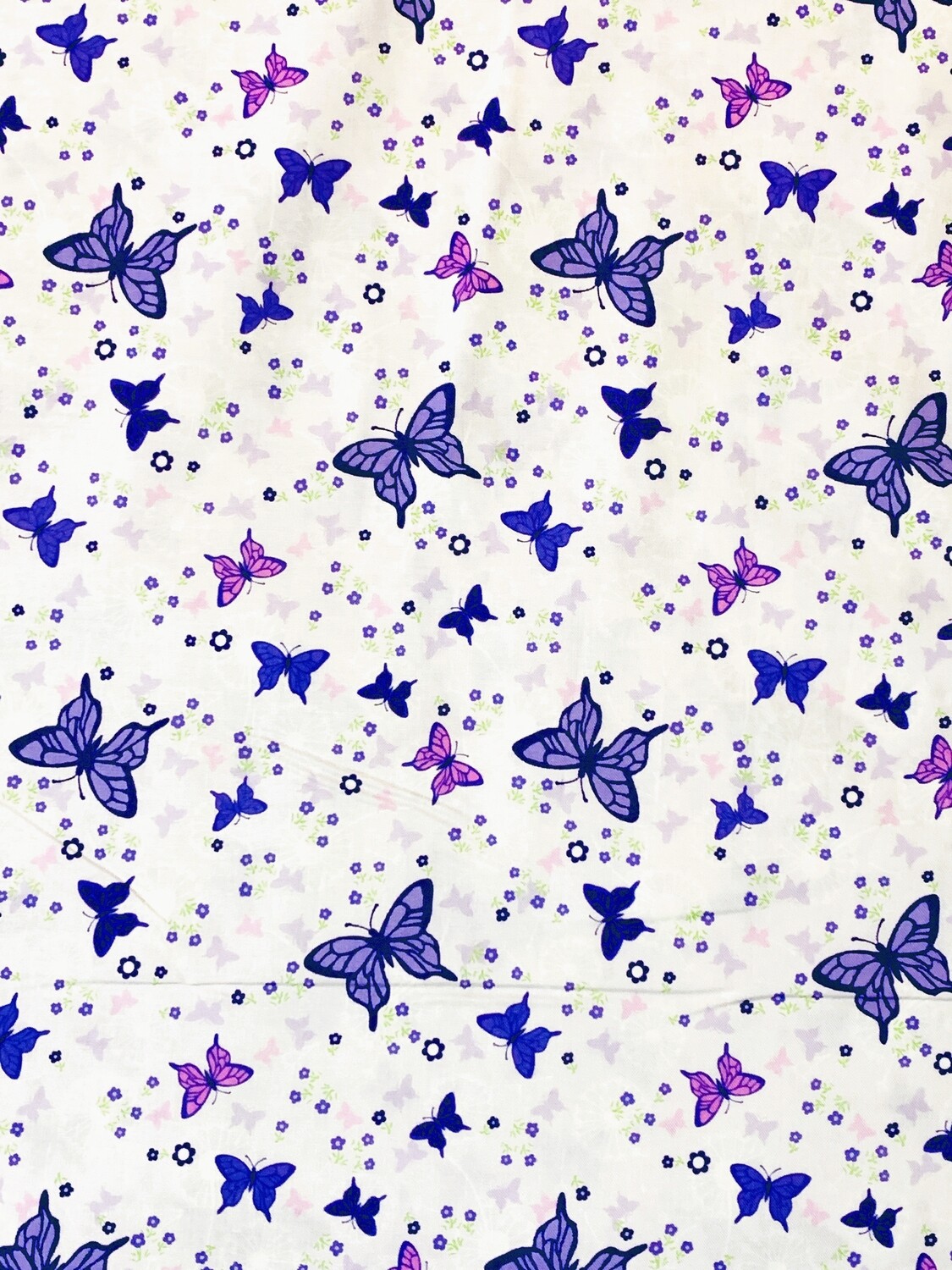 Violet Butterflies | Quilting Cotton | 112cm wide