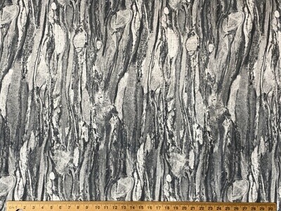 Grey Bark | Quilting Cotton | 112cm wide
