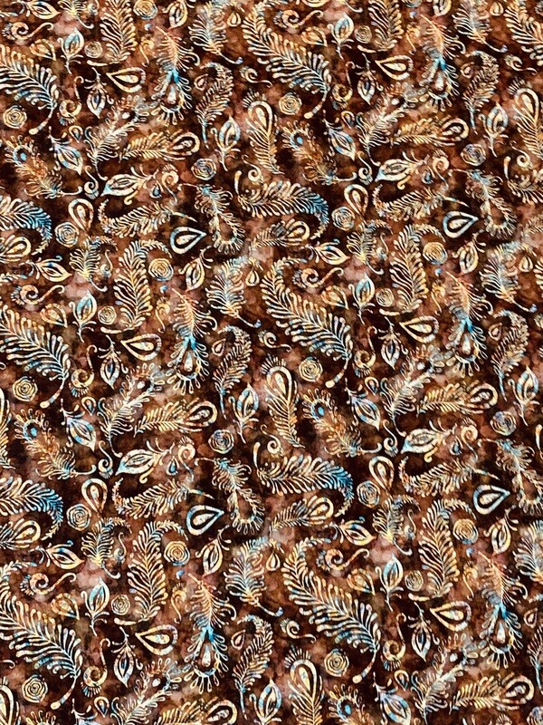 Brown Feather | Quilting Cotton | 112cm wide