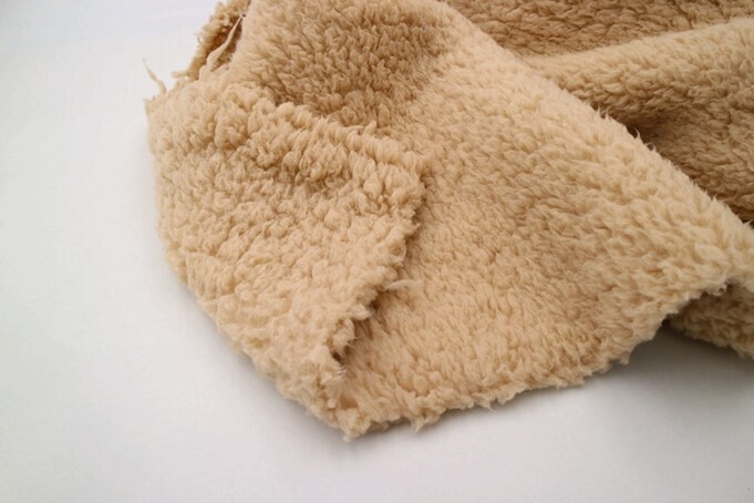 Latte | Double-Sided Sherpa Fleece Cuddle Plush Fleece | 160cm Wide