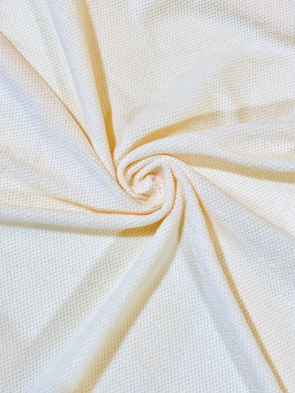 Cream | Chenille Fabric Plush Sweater Knit | 175cm Wide