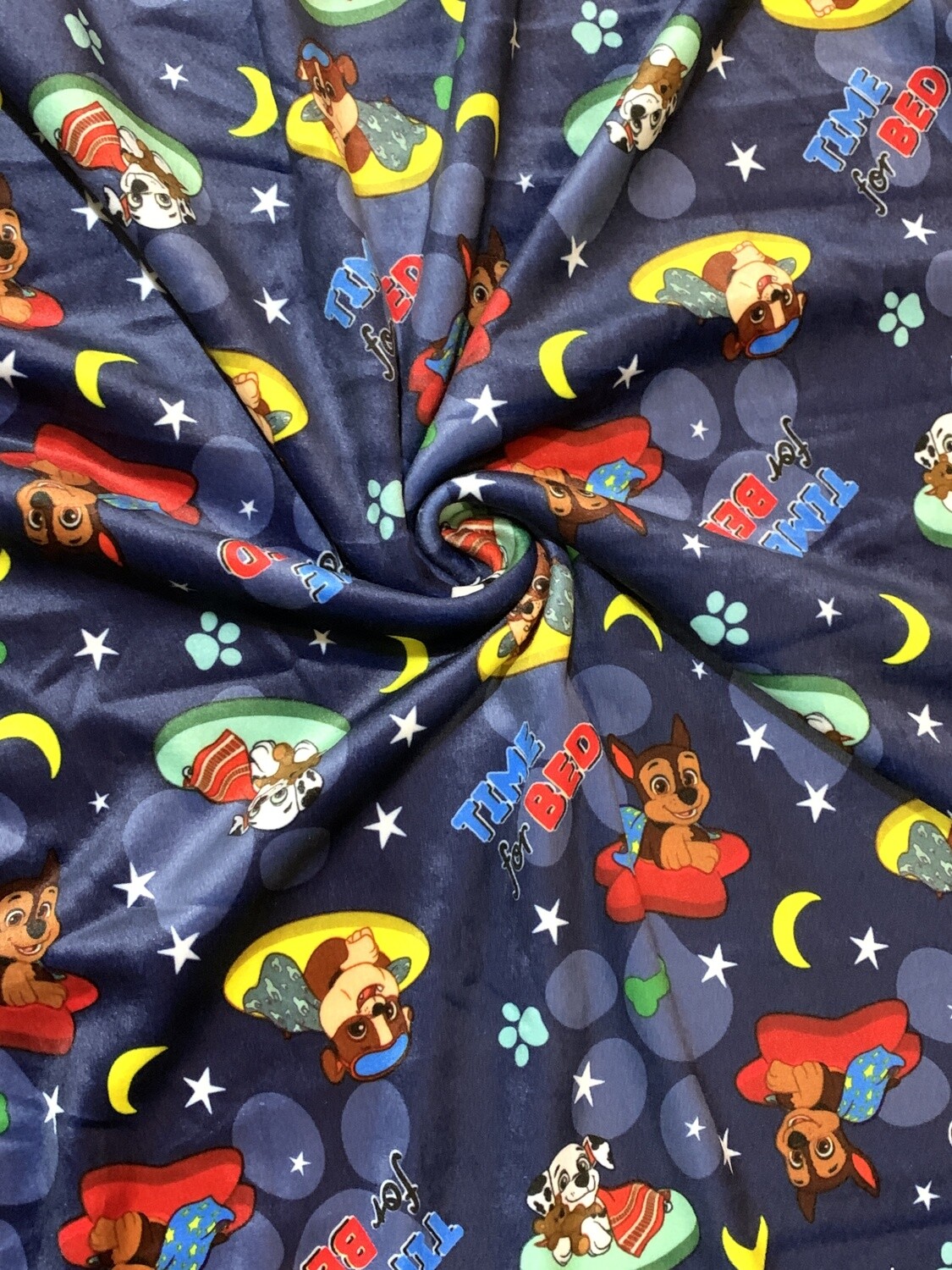 Paw Patrol | Licensed Stretch Minky Squish Plush Knit | 170cm Wide