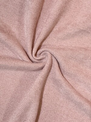Light Rose | Chenille Plush Sweater Knit | 170cm Wide
