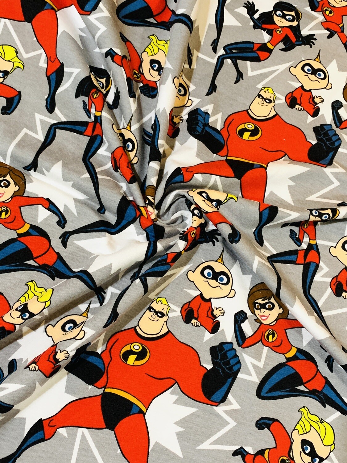 The Incredibles | Licensed Cotton French Terry | 175cm Wide