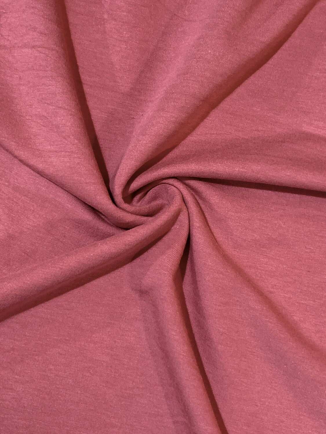 Rosewood | Stretch French Terry Solids, 260gsm | 180cm Wide