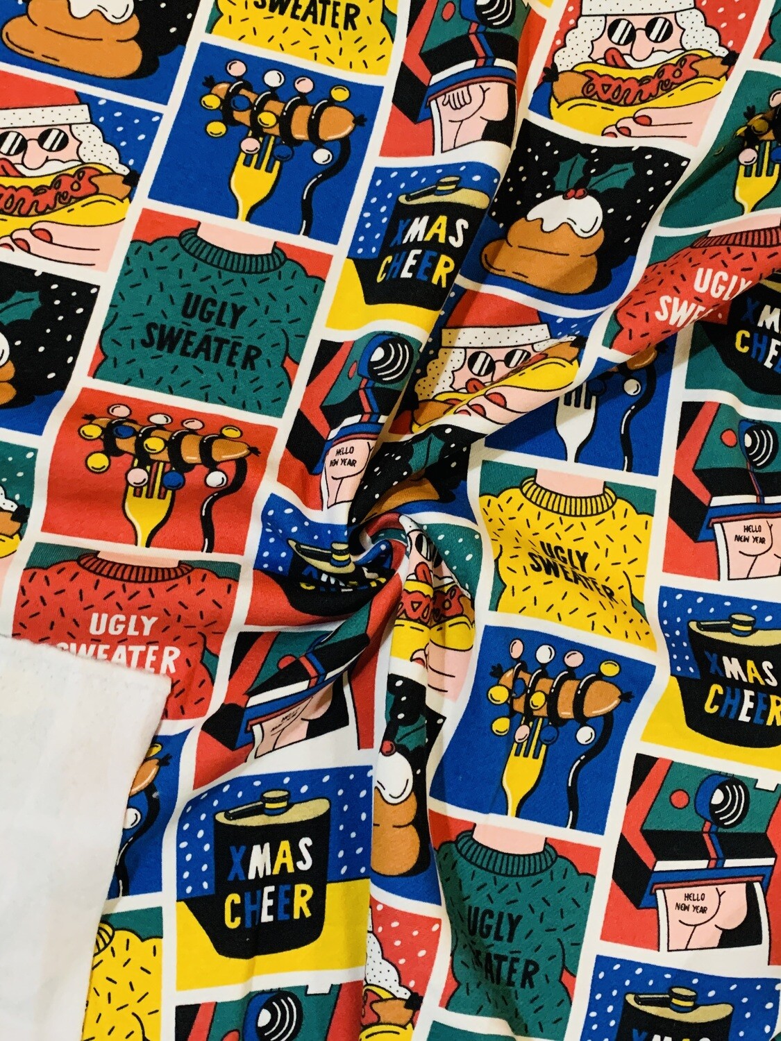 Ugly Sweater | Tracksuiting Sweatshirt French Terry Fleece | 180cm Wide - 4.85m Piece
