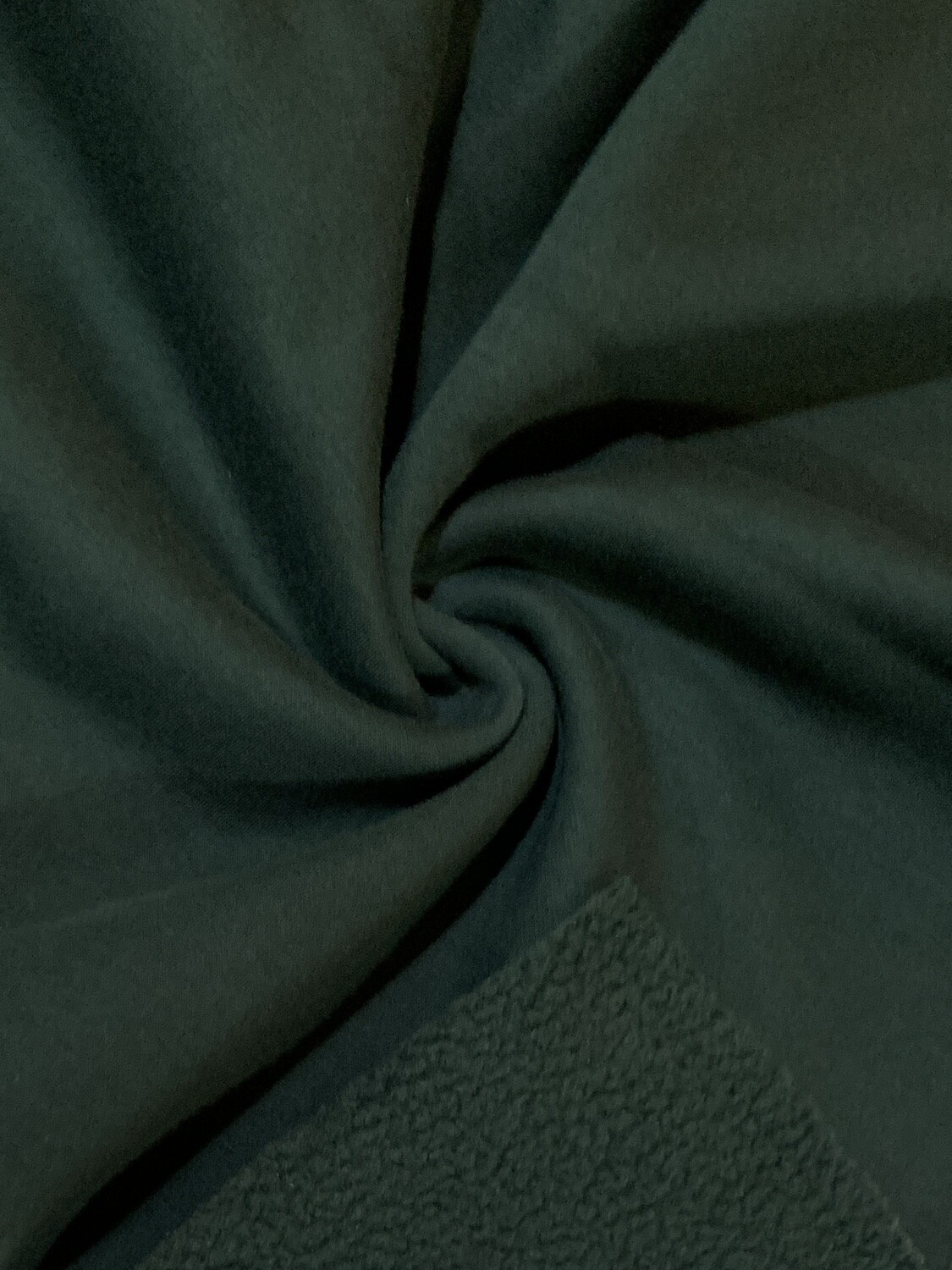 Dark Hunter Green | Tracksuiting/Sweatshirt French Terry Fleece | 160cm Wide - Final Pieces