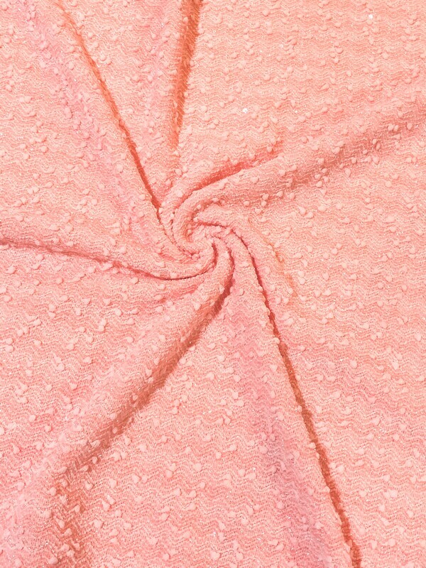 Candy Floss | Textured Sweater Knit | 140cm Wide