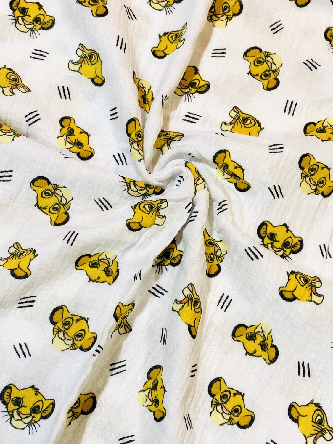 Simba | Licensed Double Gauze Muslin | 140cm wide
