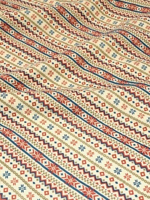 Patterned Stripes | Quilted Cotton Jersey | 155cm Wide