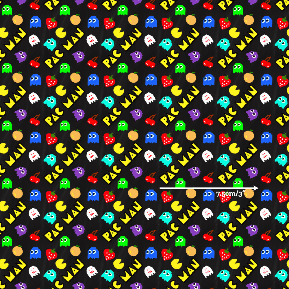 Pacman Toss | Custom Cotton Woven | 145cm wide