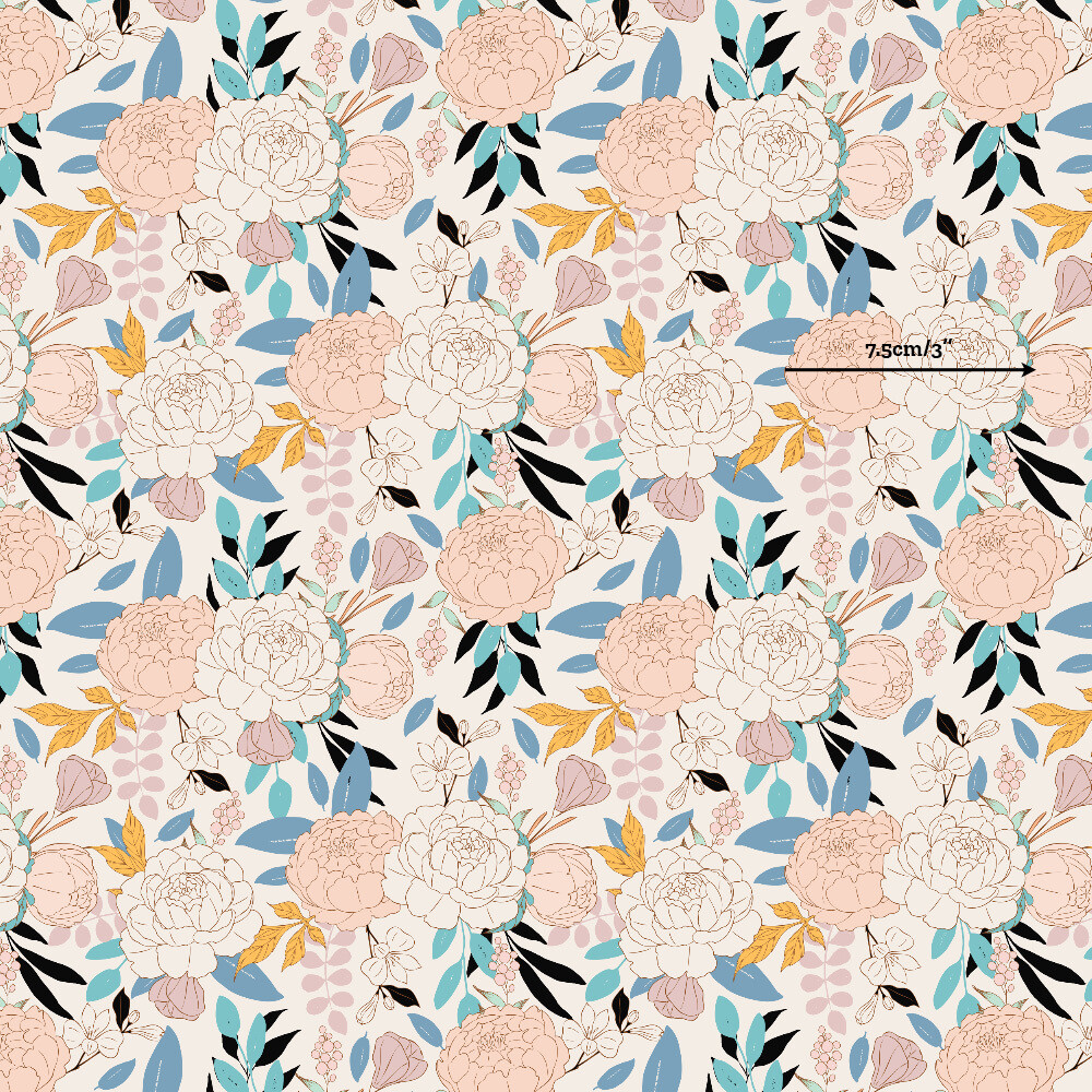 Amelia | Digital-Print Cotton Woven | 145cm wide
