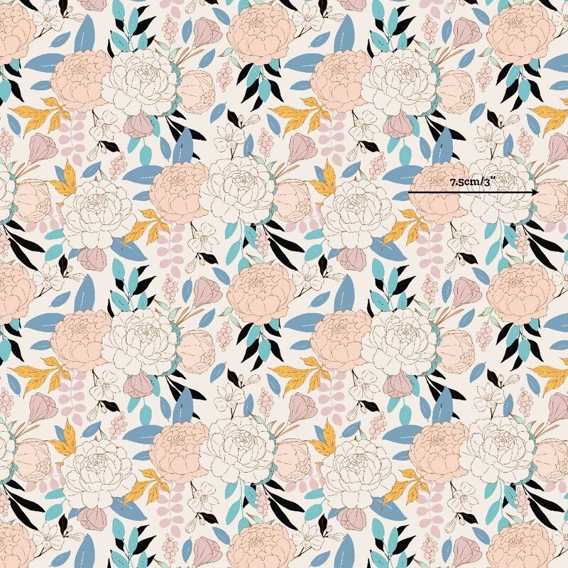 Amelia | Digital-Print Cotton Woven | 145cm wide