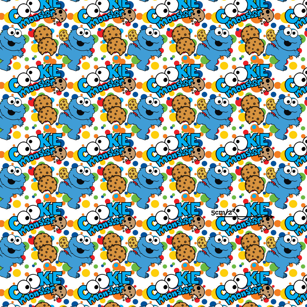 Cookie Monster | Custom Cotton Woven | 145cm wide