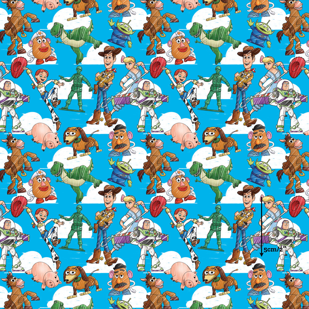 Toy Story | Custom Cotton Woven | 145cm wide - Final Pieces