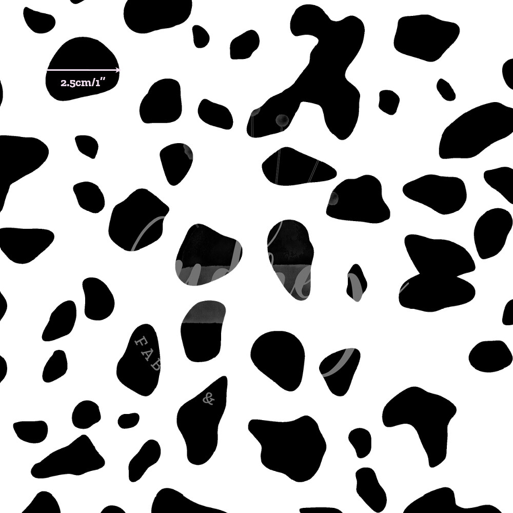 Cow Dalmatian Spots | Digital Print Digital-Print Quilting Cotton Woven | 145cm wide