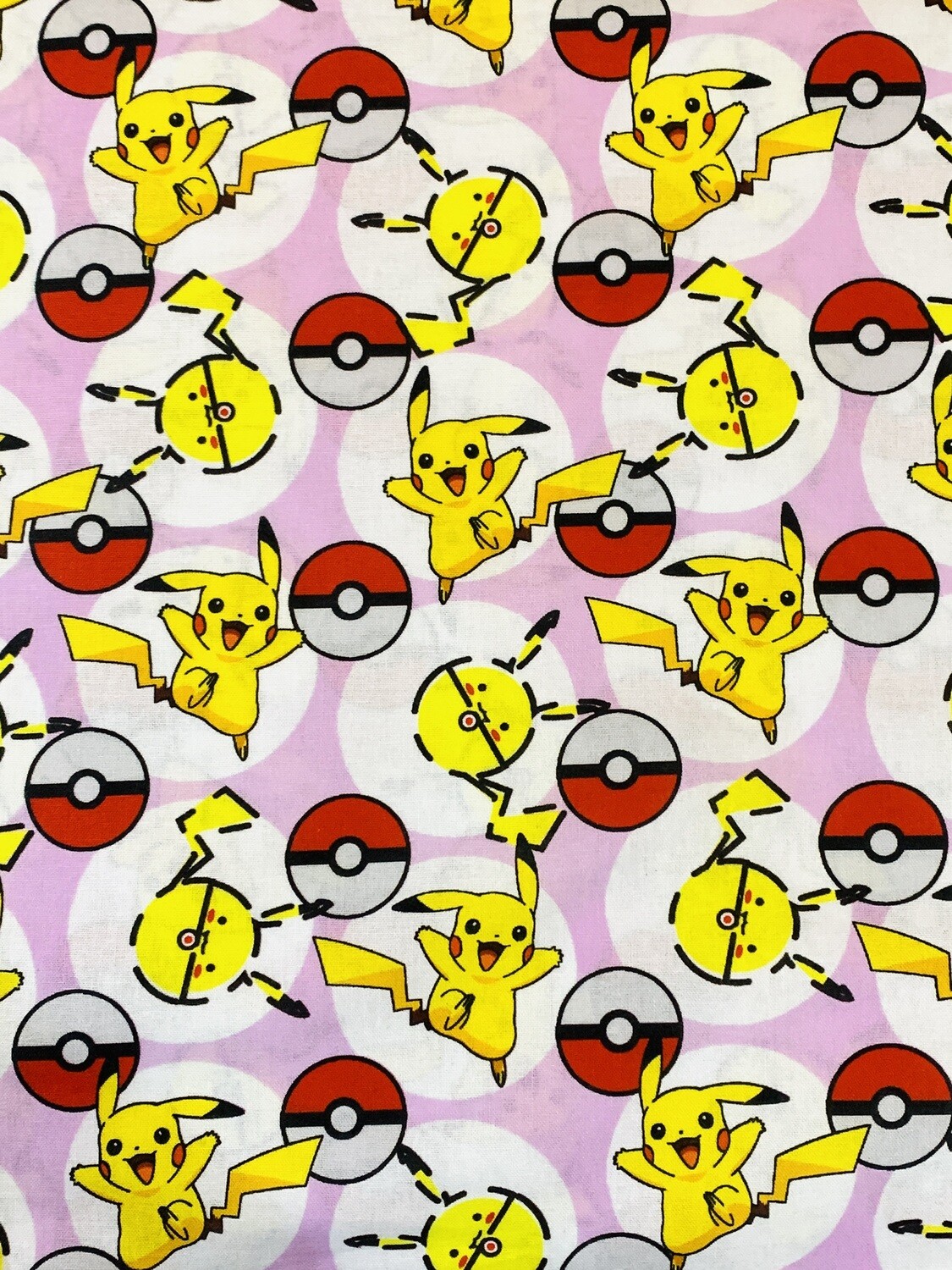Pikachu Toss | Licensed Quilting Cotton | 112cm wide