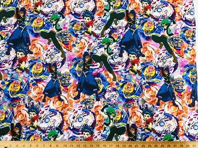Beyblade | Custom Quilting Cotton | 145cm wide