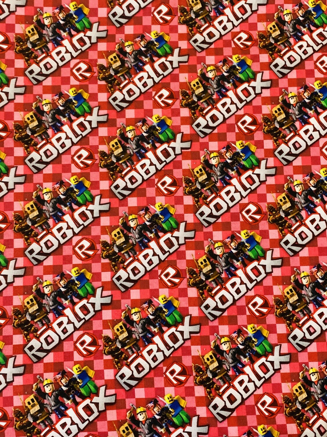 Roblox Red | Custom Quilting Cotton | 145cm wide - 0.65m Piece