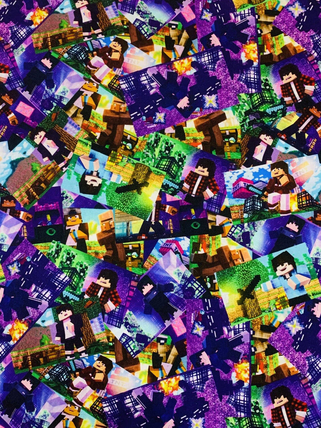 Roblox Scenes | Custom Quilting Cotton | 145cm wide