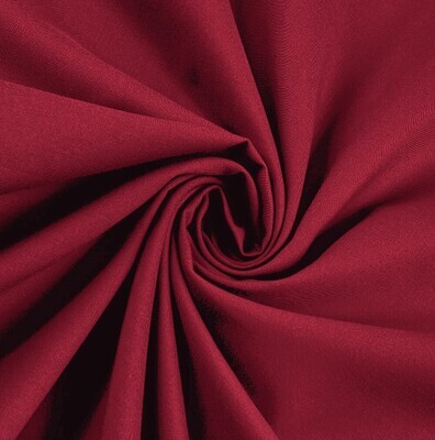 Rich Red | Quilting Cotton Solids (Homespun) | 112cm Wide