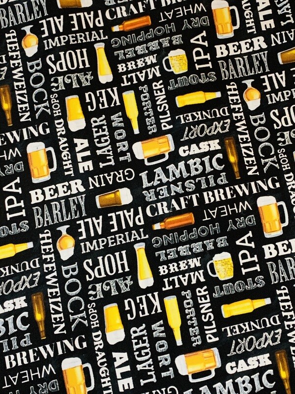 Craft Beer | Quilting Cotton | 112cm wide