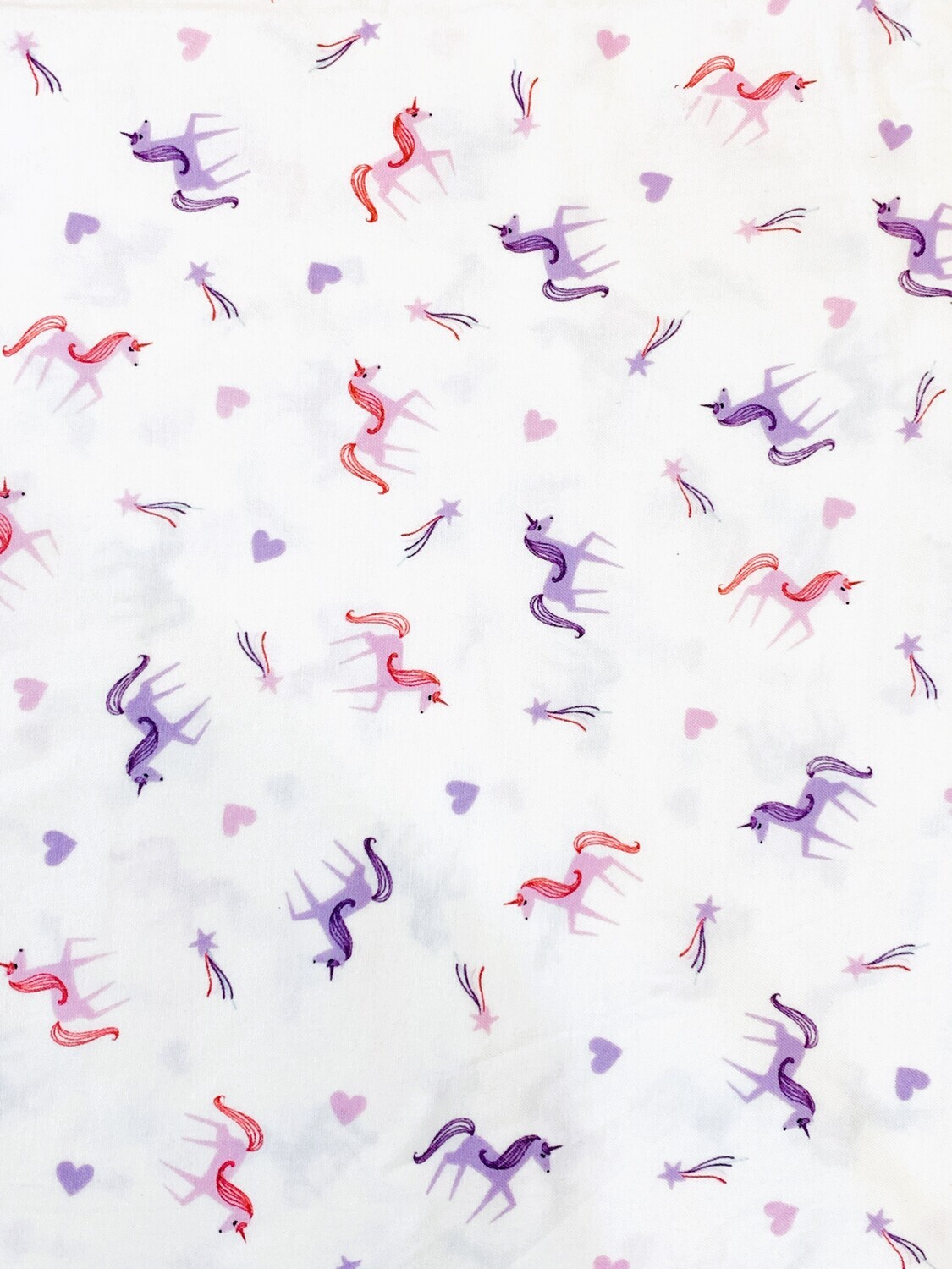 Unicorns &amp; Hearts | Quilting Cotton | 112cm wide
