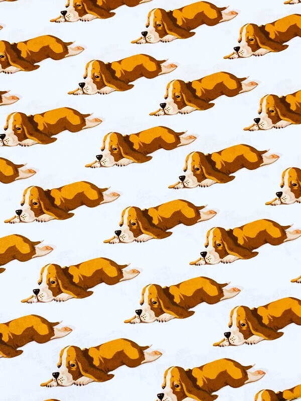 Sleeping Pups | Quilting Cotton | 112cm wide