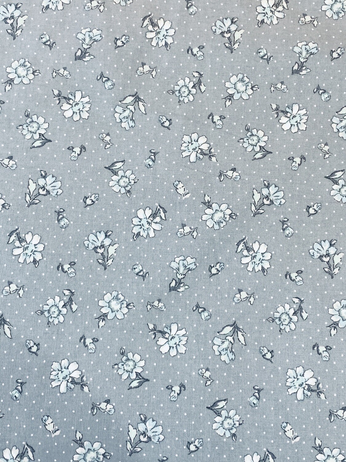 Florals on Polka | Quilting Cotton | 112cm wide