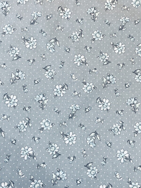 Florals on Polka | Quilting Cotton | 112cm wide