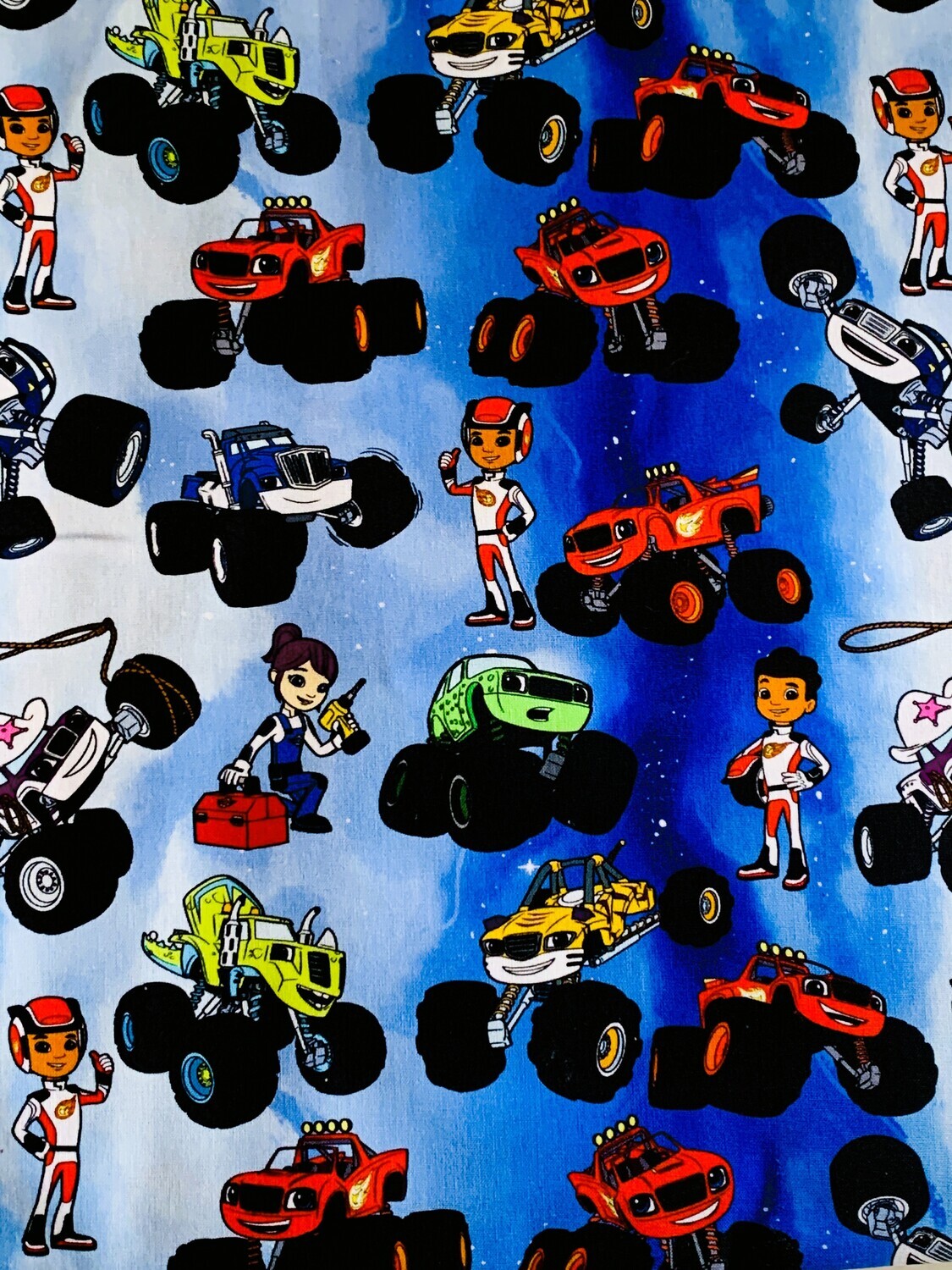 Blaze &amp; the Monster Machines | Custom Quilting Cotton | 145cm wide - 0.65m Piece