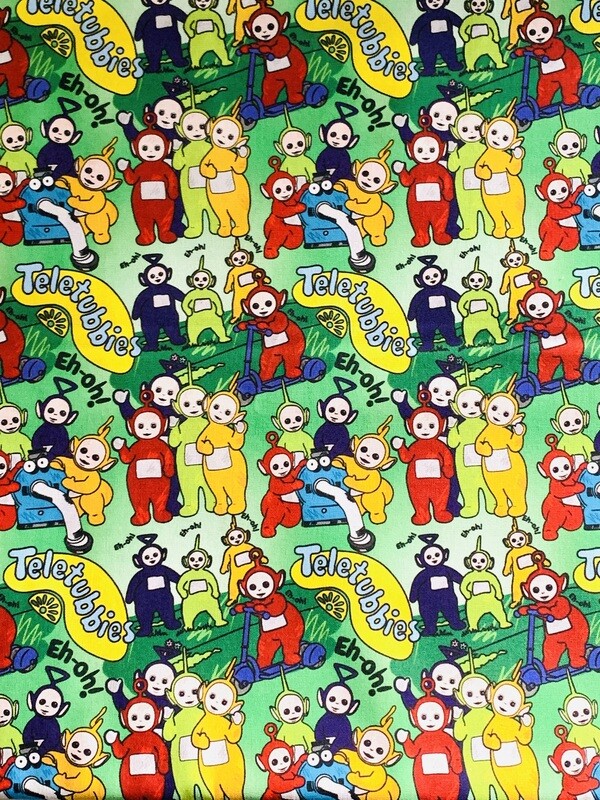 Teletubbies | Digital Print Custom Quilting Cotton | 145cm wide