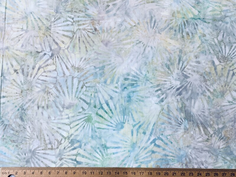 Tonga Seaglass Petals | Hand-Dyed Batik Quilting Cotton | 112cm wide