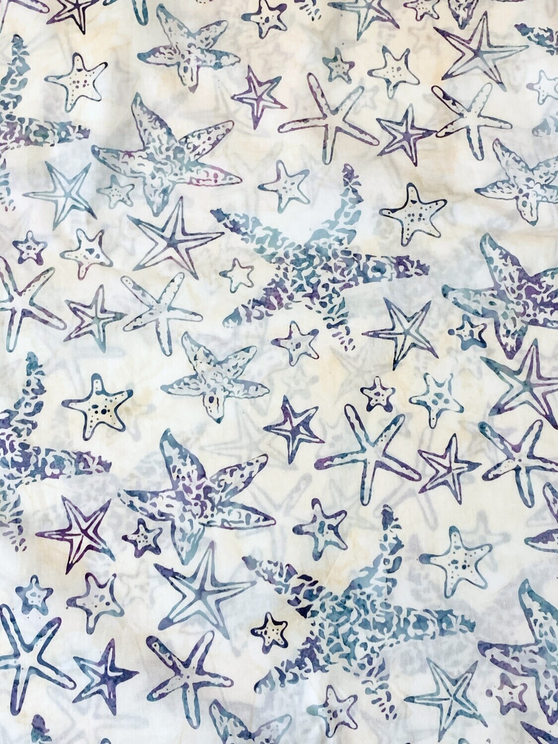 Starfish | Hand-Dyed Batik Quilting Cotton | 112cm wide - 1m Piece
