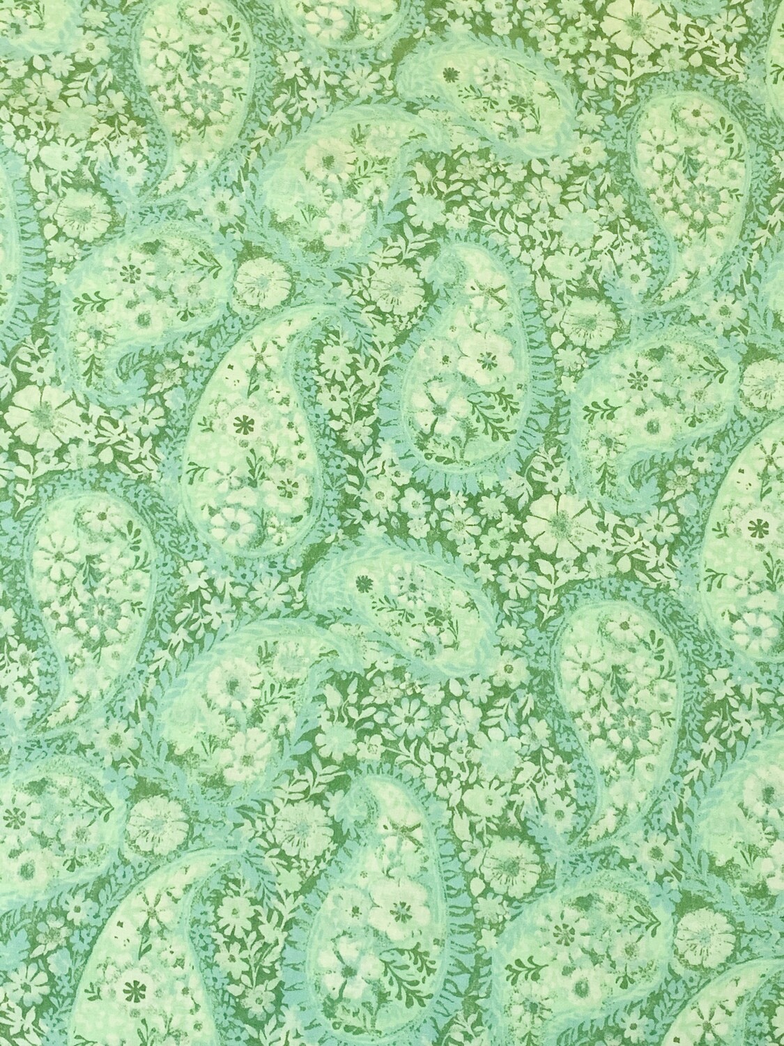 Paisley Meadow | Hand-Dyed Batik Quilting Cotton | 112cm wide