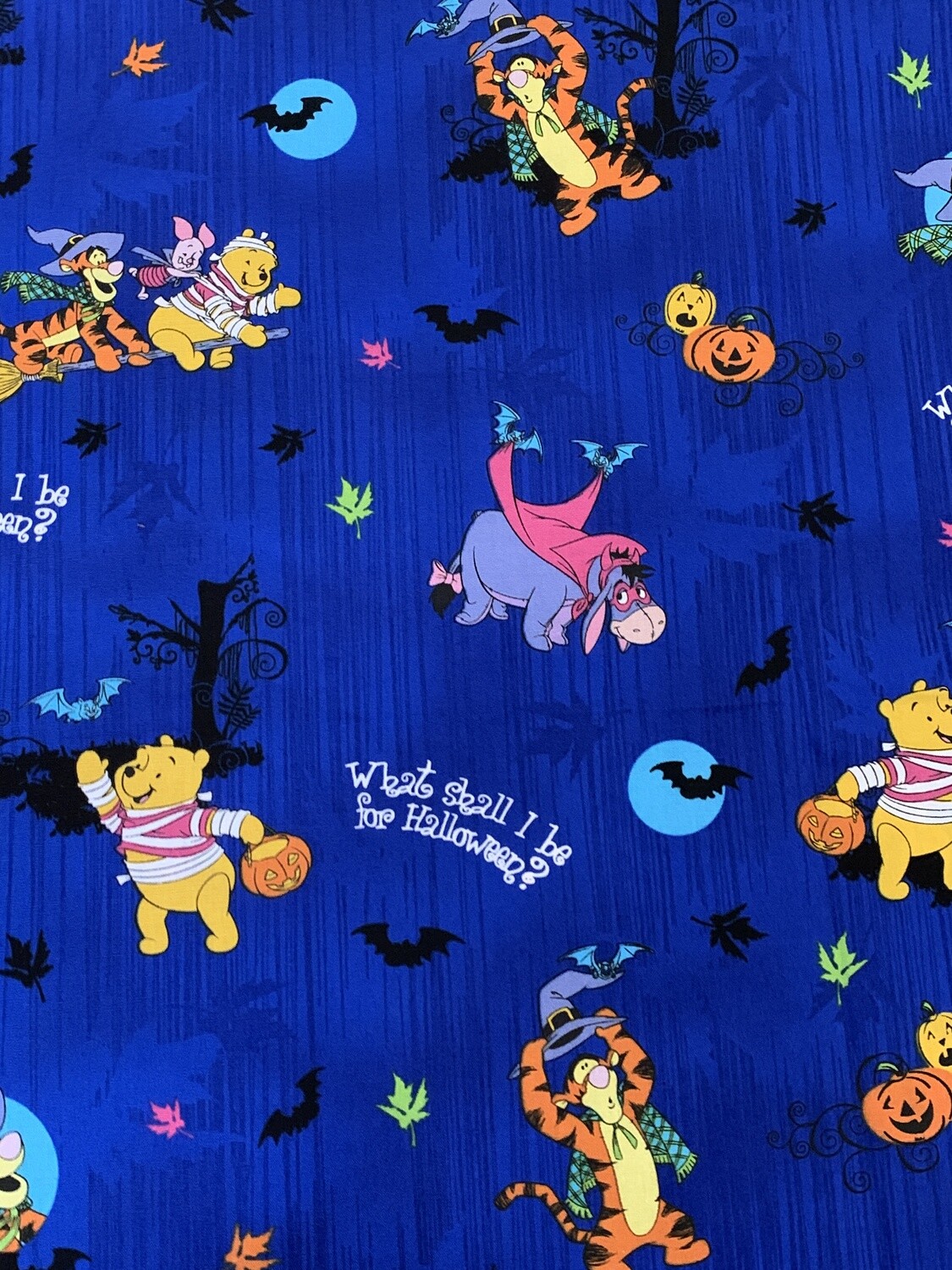 Winnie&#39;s Halloween | Licensed Cotton Woven | 145cm wide