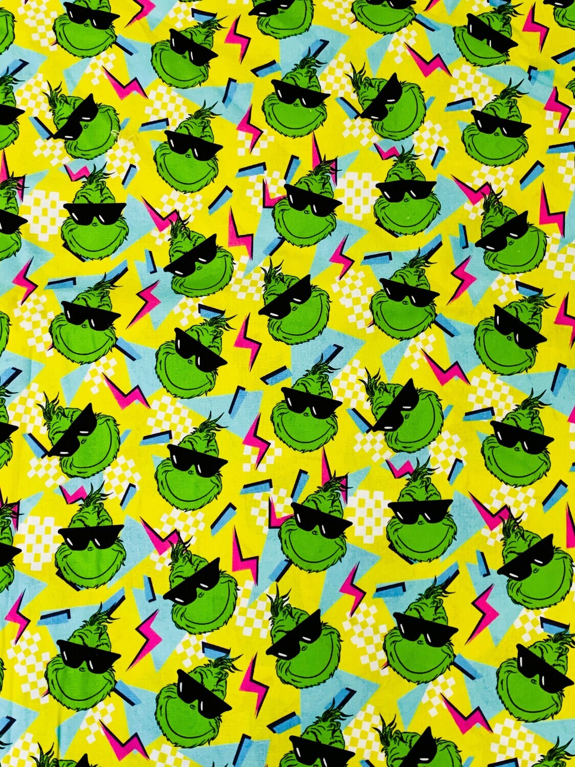 Cool Grinch | Custom Quilting Cotton | 145cm wide - 0.7m Piece