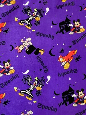 Mickey, Spooky | Licensed Quilting Cotton | 112cm wide