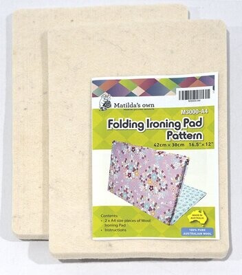Wool Ironing Pad - 2 x A4 Foldable Pad