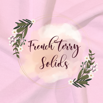 French Terry Solid Colours