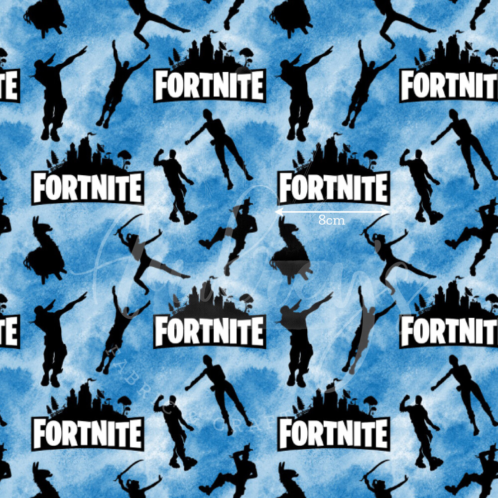 Fortnite | Digital-Print Cotton Lycra 240gsm | 150cm wide