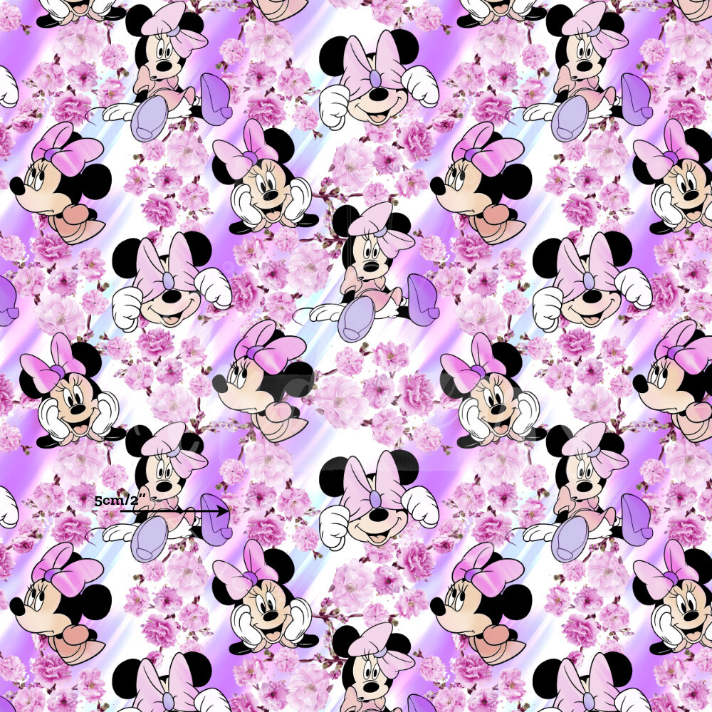 Cheeky Minnie | Digital-Print Cotton Lycra 240gsm | 150cm wide