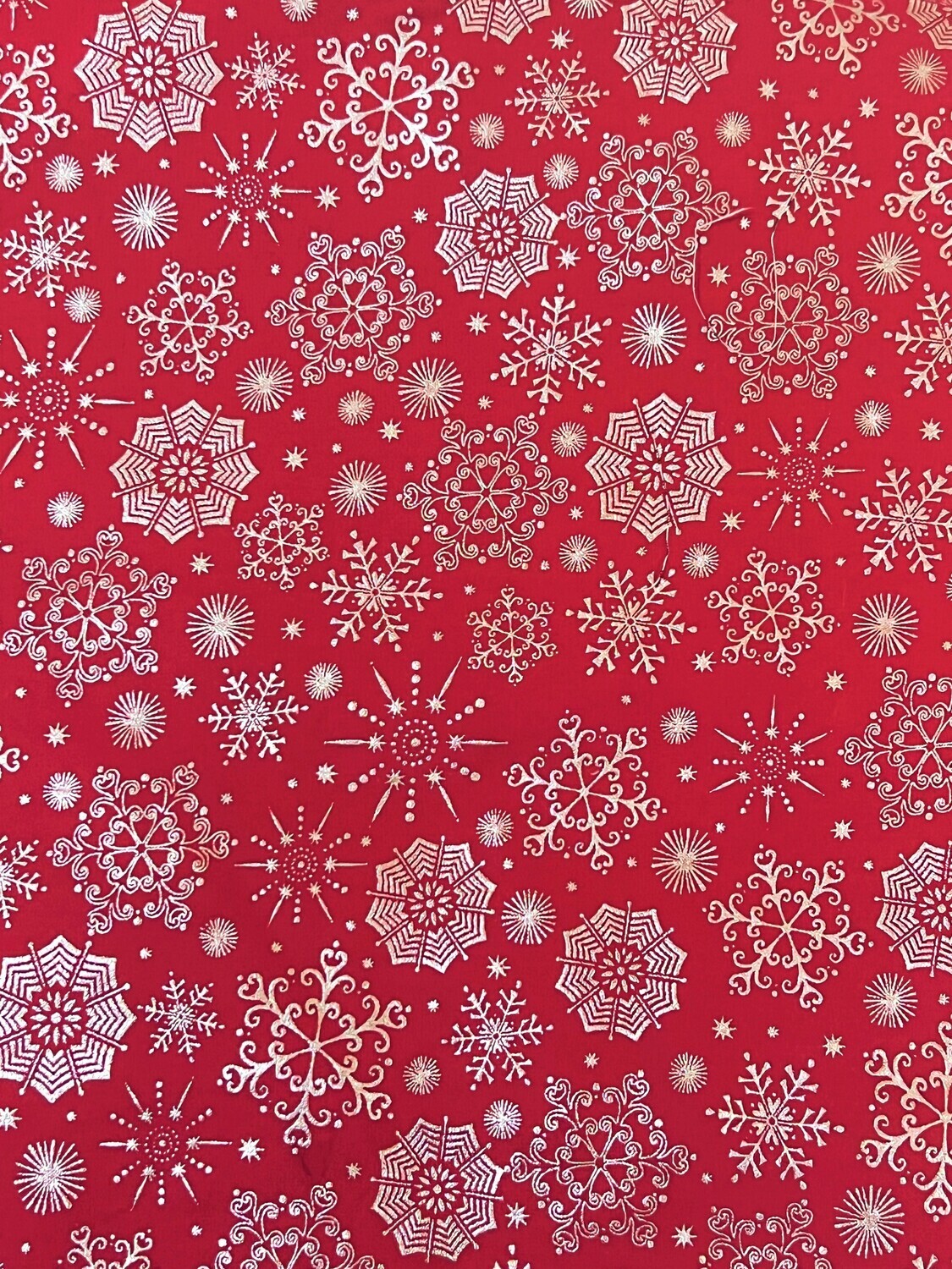 Xmas Snowflakes | Quilting Cotton | 112cm Wide